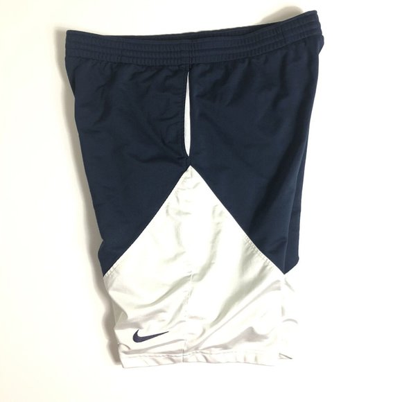 nike‎ basketball shorts Sz L Blue White - Picture 5 of 5